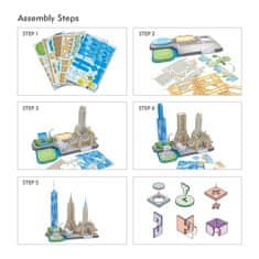 CubicFun 3D sestavljanka CityLine panorama: New York 123 kosov