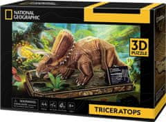 CubicFun 3D sestavljanka National Geographic: Triceratops 44 kosov