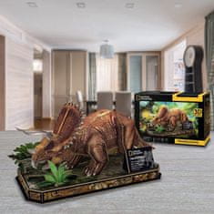 CubicFun 3D sestavljanka National Geographic: Triceratops 44 kosov