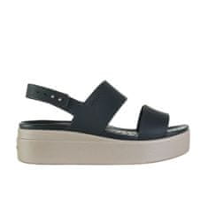 Crocs Sandali črna 38 EU Brooklyn Low Wedge