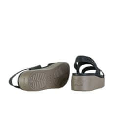 Crocs Sandali črna 38 EU Brooklyn Low Wedge