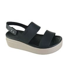 Crocs Sandali črna 38 EU Brooklyn Low Wedge