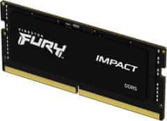 Kingston Fury Impact pomnilnik (RAM), 32GB, 5600MT/s, DDR5, CL40, SODIMM (KF556S40IB-32)