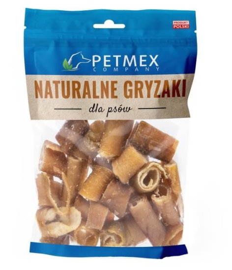 slomart PETMEX Čips iz svinjske kože - priboljšek za pse - 200g