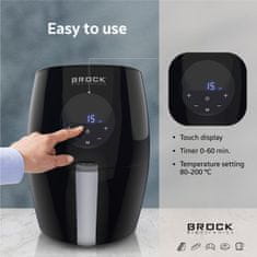 BROCK digitalni cvrtnik na vroč zrak 3.5l - AFD 3502 BK