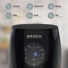 BROCK digitalni cvrtnik na vroč zrak 3.5l - AFD 3502 BK