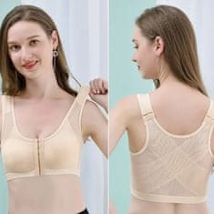 VivoVita Perfect Fit Bra - Nedrček s sprednjim zapenjanjem , bež, XL