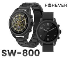 Forever Verfi SW-800 pametna ura, črna (Carbon Black)