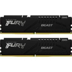 Kingston Fury Beast pomnilnik (RAM), 32GB, 6000MT/s, DDR5, CL36, DIMM (KF560C36BBE2K2-32)