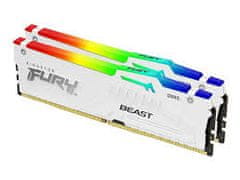 Kingston Fury pomnilnik (RAM), 2x16GB, 6000MT/s, DDR5, CL36, DIMM, bel (KF560C36BWE2AK2-32)