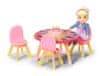 Zapf Creation BABY born Minis Set z rojstnodnevno mizo, stoli in lutko