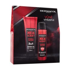 Dermacol Men Agent Eternal Victory Set gel za prhanje Men Agent Eternal Victory 3in1 250 ml + deodorant Men Agent Eternal Victory 150 ml za moške