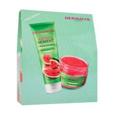 Dermacol Aroma Moment Fresh Watermelon Set gel za prhanje Fresh Watermelon 250 ml + piling za telo Fresh Watermelon 200 g unisex