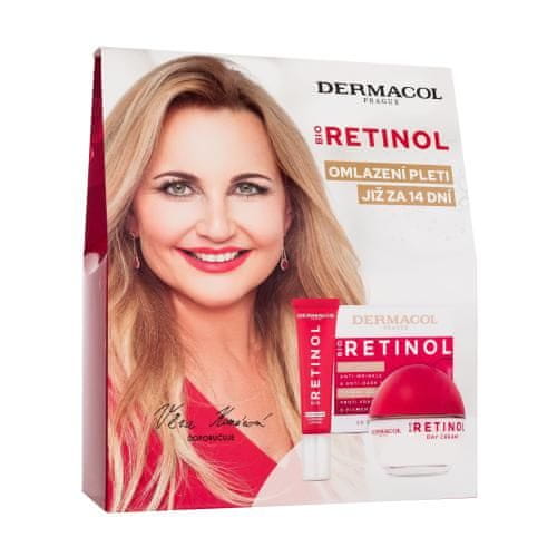 Dermacol Bio Retinol Set dnevna krema za obraz Bio Retinol 50 ml + krema za okoli oči Bio Retinol 15 ml za ženske