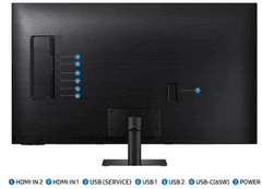 Samsung Smart M7 M70D monitor, UHD, 43, VA, 16:9, 3840X2160, 2x HDMI, USB-C (LS43DM702UUXDU)