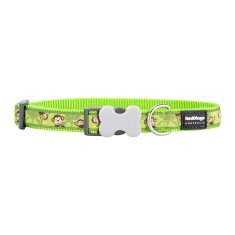 slomart Pasja ovratnica Red Dingo STYLE MONKEY LIME GREEN 41-63 cm