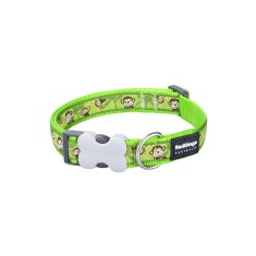 slomart Pasja ovratnica Red Dingo STYLE MONKEY LIME GREEN 41-63 cm