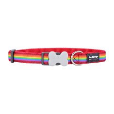 slomart Pasja ovratnica Red Dingo STYLE RAINBOW 41-63 cm