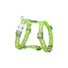 slomart Pas za psa Red Dingo STYLE MONKEY LIME GREEN 36-54 cm 30-48 cm