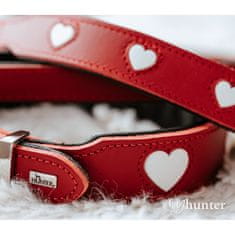 slomart Pasja ovratnica Hunter Love S/M 35-40 cm Rojo/Blanco