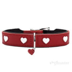 slomart Pasja ovratnica Hunter Love S/M 35-40 cm Rojo/Blanco