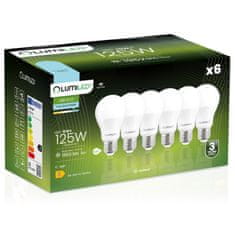 LUMILED 6x LED žarnica E27 A65 15W = 125W 1952lm 6500K Hladno bela 260°