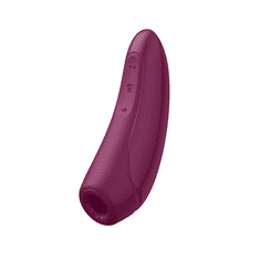 Satisfyer - Curvy 1+ Air Pulse Stimulator + Vibracije Bela - Rdeča