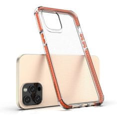 HURTEL ARMOUR OVITEK IZ GELA SPRING ARMOR S PISANIM OKVIRJEM ZA IPHONE 12 PRO MAX, RDEČ