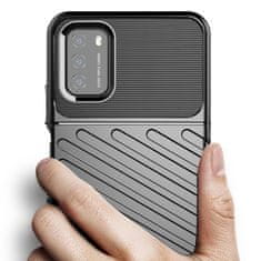 HURTEL THUNDER CASE UPOGLJIV OKLEPNI OVITEK ZA XIAOMI POCO M3 / XIAOMI REDMI 9T ZELEN