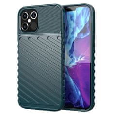 HURTEL THUNDER CASE, UPOGLJIVA OKLEPNA TORBICA, OVITEK ZA IPHONE 12 PRO / IPHONE 12, ZELENA