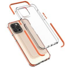 HURTEL ARMOUR OVITEK IZ GELA SPRING ARMOR S PISANIM OKVIRJEM ZA IPHONE 12 PRO MAX, RDEČ