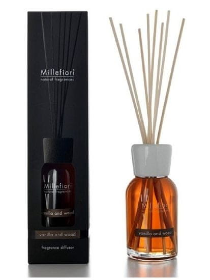 Millefiori Milano Aroma difuzor Naravna vanilija in les 500 ml