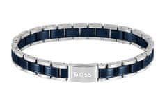 Hugo Boss Elegantna dvobarvna zapestnica za moške Metal Links Essentials 1580664