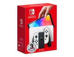 Nintendo Switch OLED Igralna konzola, bela (NSH008)