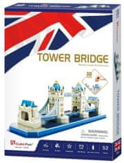 CubicFun Tower Bridge 3D sestavljanka 52 kosov