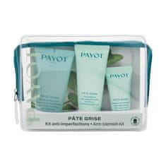 Payot Pâte Grise Anti Blemish Kit Set čistilni gel 50 ml + gel za obraz 30 ml + maska za obraz 15 ml + torbica za ženske