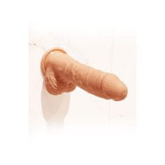 Toyjoy Realistični vibracijski dildo NAKED III. z gor in dol vrtenjem 20 cm