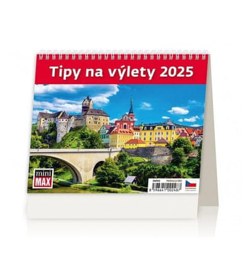 Namizni koledar 2025 - MiniMax Nasveti za potovanja