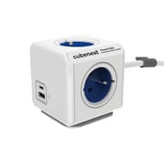 PowerCube Cubenest USB podaljšek - 4,modri