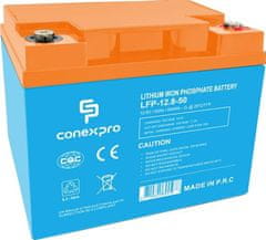 Baterija Conexpro LFP-12.8-50 LiFePO4, 12V/50Ah, T14, Bluetooth