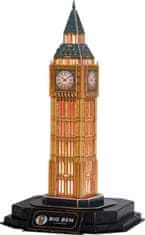 CubicFun Osvetljena 3D sestavljanka Night Edition: Big Ben 32 kosov