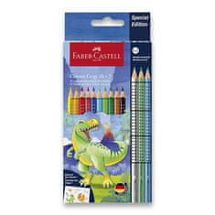 Faber-Castell Colour Grip Set dinozavrskih barvic, 13 kosov