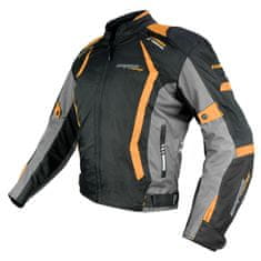 Cappa Racing Moto jakna AREZZO tekstil črno/oranžna 3XL