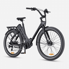 Engwe P275-ST STEP-THROUGH ELEKTRIČNO KOLO 250 W 27,5" Ananda Motor City E-bike s srednjim pogonom 19,2 Ah baterija Samsung, črna