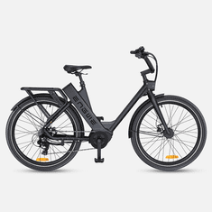 Engwe P275-ST STEP-THROUGH ELEKTRIČNO KOLO 250 W 27,5" Ananda Motor City E-bike s srednjim pogonom 19,2 Ah baterija Samsung, črna