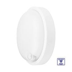 BRAYTRON BULKHEAD B stenska svetilka LED 15W toplo bela PIR IP54 bela