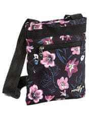 MEATFLY Ženska torba crossbody Dixie, Hibiscus Black