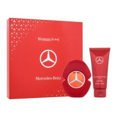 Mercedes-Benz Woman In Red Set parfumska voda 90 ml + losjon za telo 100 ml za ženske