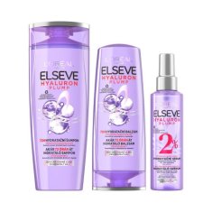 Loreal Paris Elseve Hyaluron Plump Moisture Shampoo Set šampon 400 ml + nega za lase 300 ml + serum za lase 150 ml za ženske