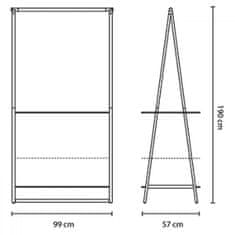 Brabantia Stojalo za oblačila belo